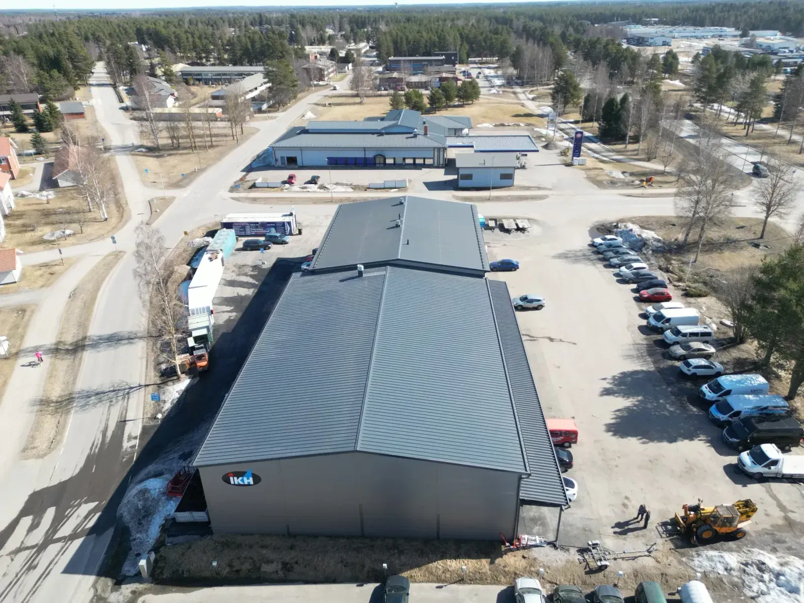 IKH-toimipiste ilmasta kuvattuna